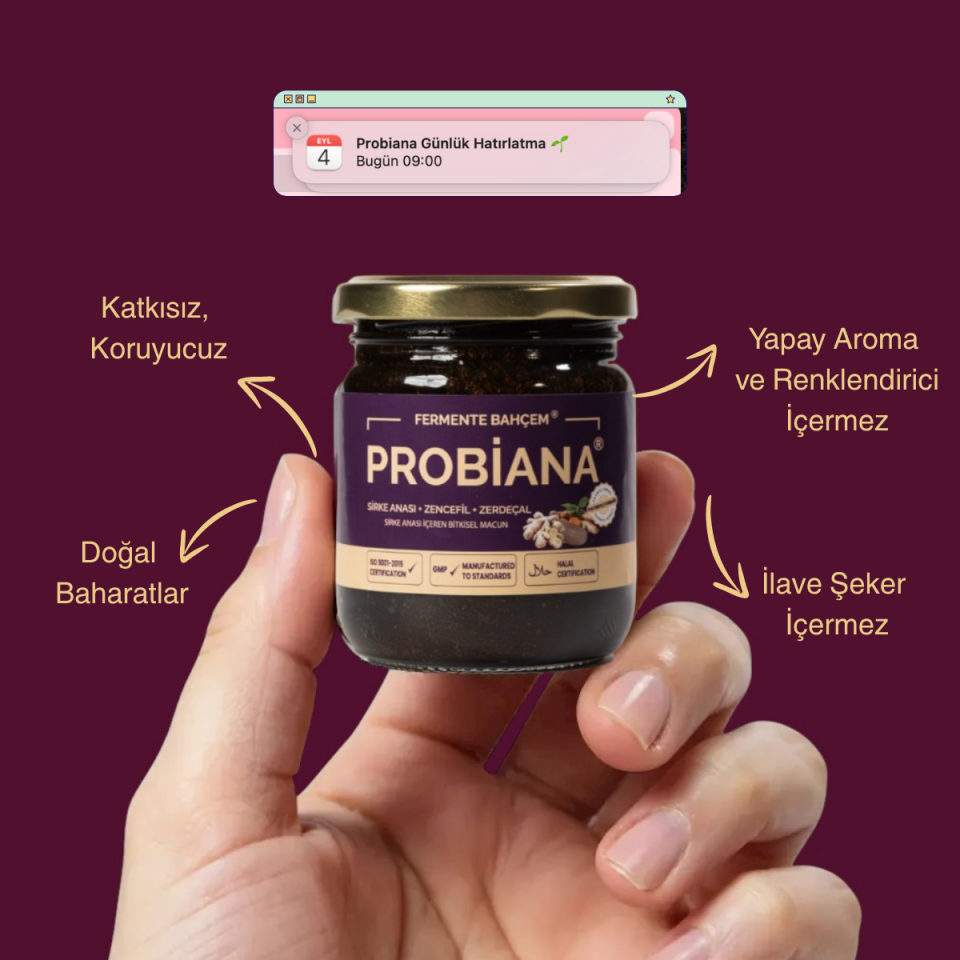 PROBİANA®️ - Sirke Anası İçeren Bitkisel Macun