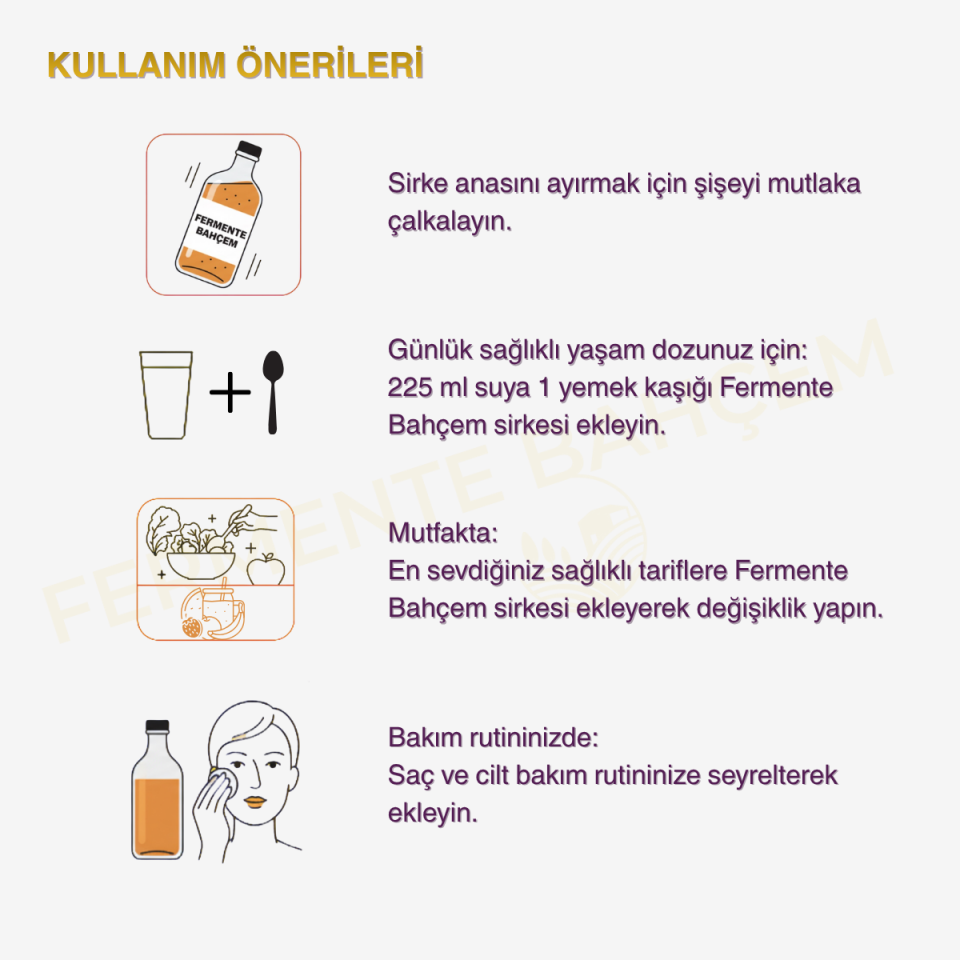 Doğal Detoks Sirkesi 250 ml (PESTİSİT ANALİZLİ)