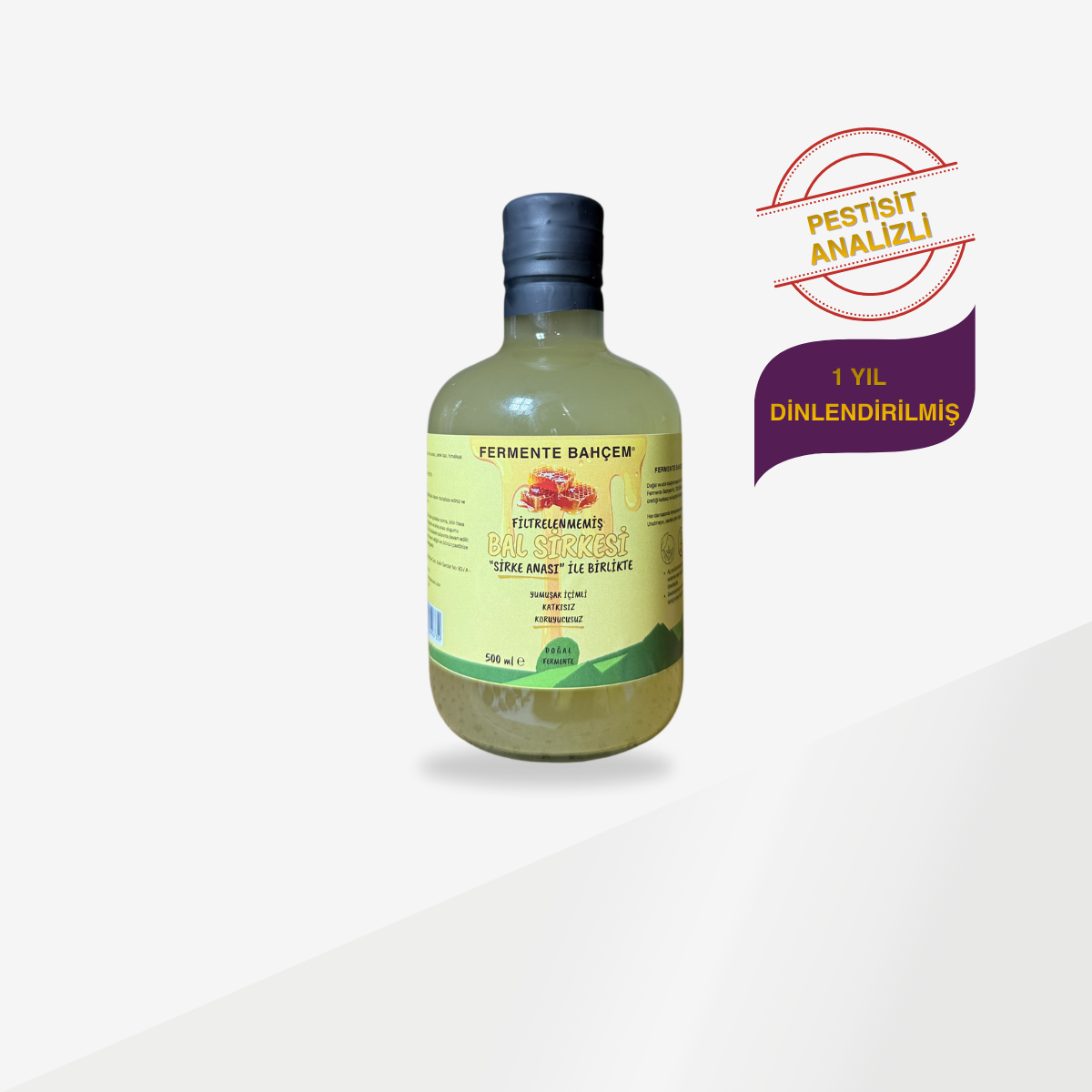 Doğal Bal Sirkesi 500 ml (PESTİSİT ANALİZLİ)