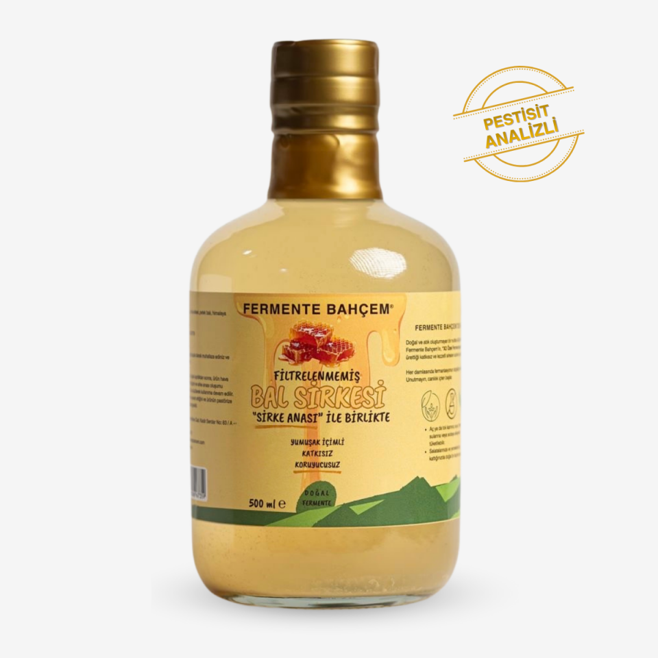 Doğal Bal Sirkesi 500 ml (PESTİSİT ANALİZLİ)